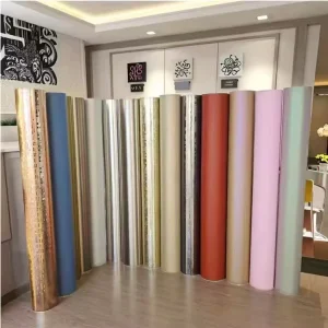 Modern Home Decor Textured Vinyl Solid Color Easy Peel and Stick for Wall Furniture Renewal Self Adhesive Plain Wallpaper