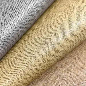Modern Home Decoration Vinyl Wallcovering Luxury Textured PVC Wall Fabric Wallpaper for Living Room Hotel