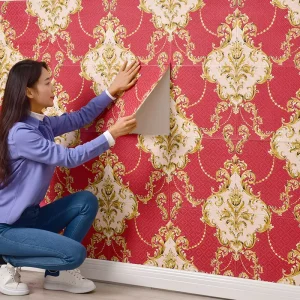 Modern Home Interior Decor Wallpaper Luxury Self Adhesive Wall Sticker for Background Wall Waterproof Mildew Moisture proof