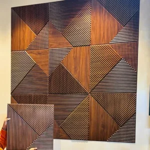 Modern Home Living Room Decoration 50x50cm PVC Wall Panel Custom Interior Waterproof 3D PVC Wall Panel