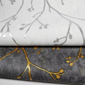 Modern Home Wallpaper Roll Living Room Bedroom Non Woven 3D Rustic Floral House Decoration Interior Peel and Stick Wall Papers