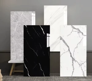 Modern IXPE Marble Wallpaper Roll Waterproof Self-Adhesive Wall Sticker Soundproof Moisture-Proof Easy Clean for Kitchen