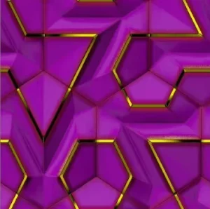 Modern Interior Design Home Decor Waterproof Vinyl 3D Geometric Wall Paper for Living Room Bedroom Background Hotel Shops Walls