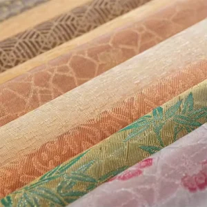 Modern Luxury Gold Metallic Wallpaper Custom Geometric Waterproof Woven Wallcovering for Hotel Home Decor