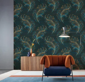 Modern Luxury Moroccan Pattern Geometric Eco-Friendly Wallpaper for Hotel Restaurant
