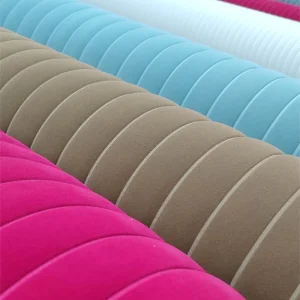 Modern Luxury Sound Absorbing 3d Home Soft Decoration Wallpaper Flax like 3D Fabric Foam Wall Paper