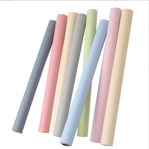 Modern Macaron Geometric Pattern ECO Friendly Peel Stick Wallpaper Thickened PVC Self Adhesive Living Room