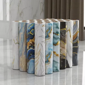 Modern Marble Wall Sticker Self Adhesive Peel & Stick 3D Wall Panels for Bathroom Vanity Wall Decor