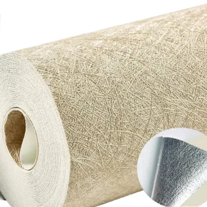 Modern Minimalist Self Adhesive Peel Stick PVC Wallpaper with Aluminum Film Waterproof Design for Bedroom Hotel Room Application