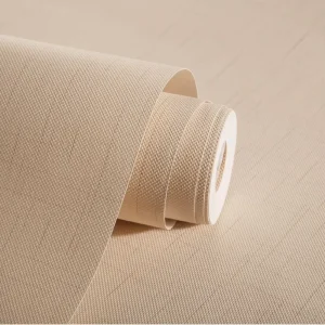 Modern Minimalist Solid Color Non woven Wallpaper 3D Grass Woven Linen Bedroom Wallpaper