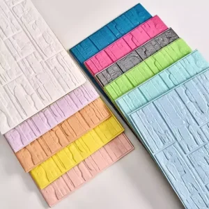 Modern Moisture-proof 3D PVC Waterproof Ceiling Wall Stickers for Bedroom Kitchen Anti-Slip Household Hospital