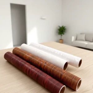 Modern Open pore PVC Self Adhesive Film Custom PVC Vinyl Peel and Stick Feature Wall Decor for Living Room
