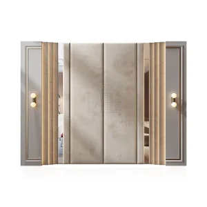 Modern Others Wallpapers Bedroom Fabric Background Headboard Wall Decoration Fabric Upholstered Wall Panels Boards