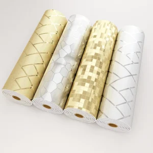 Modern PVC 3D Vinyl Decorative Wall Panel Roll for Bedroom Bathroom Kitchen & Hotel Use