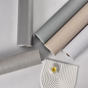 Modern PVC Fabric Self Adhesive Wallpaper Scratchproof for Commercial Indoor Renovation