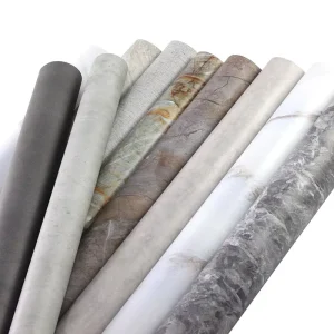 Modern PVC Self-Adhesive Wallpaper Unique Metallized Films for Office Building Furniture Decor for Bathrooms Decorative Purpose