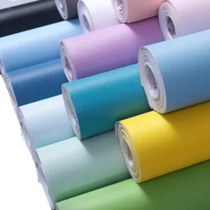 Modern PVC Self Adhesive Wallpaper for Bedroom Thickened Waterproof Geometric Design Peel Stick Style for Hotel Household Use