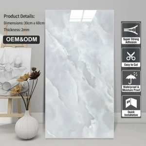 Modern PVC Wall Panels Waterproof Stripes Plaid Pattern UV Resistant for Bedroom Bathroom Apartment Hotel Household Use