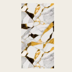 Modern PVC Wallpaper Kitchen Bathroom Wall Tile Sticker Foam Panels Background Wall High Glossy Marble Sticker