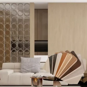 Modern PVC Waterproof Wall Panel Sheet Carbon Crystal Plate for Interior Villa Decoration Fireproof