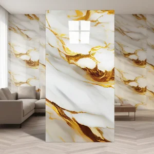 Modern Peel Stick Self Adhesive Marble Wallpaper Pvc Uv Marble Sheet for Home Interior Decoration
