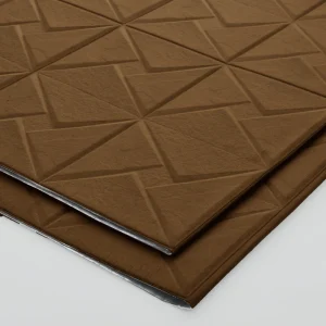 Modern Peel and Stick Wallpaper Leather Velvet Panel Waterproof