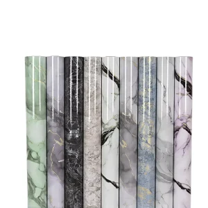Modern Peel and Stick Waterproof Anti-Slip Granite Marble Vinyl Wallpaper