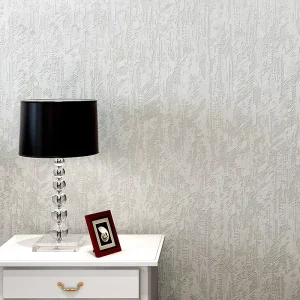 Modern Plain Solid Non Woven Wallpaper Home Decor Paper Rolls