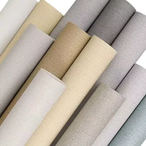 Modern Scratch Resistant Non Woven Printable Wallpaper Environmentally Friendly Waterproof Plastic PVC Vinyl Home Decor Plain
