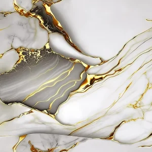 Modern Self-Adhesive Marble Wallpaper Geometric Patterns Waterproof for Homes Hotels Apartments