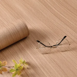 Modern Self Adhesive Peel Stick Contact Paper Wood Stripe Grain Wall Paper Rolls PVC Vinyl Waterproof Wooden Tasseaux Wallpaper