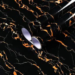 Modern Self Adhesive Wallpaper for Cabinets Wall Paper PVC Waterproof Peel Stick Wallpaper Home Decorative Wallpapers
