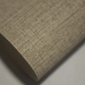 Modern Silk PVC Wallcovering Wallpaper Easy for Hotel Wall Decoration Villa Factory Heat Resistant Natural Grasscloth