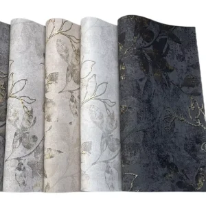 Modern Simple Non woven Wallpaper Living Room Bedroom Interior Wallpaper Decoration Hotel Office Embossed 53cm Wallpaper
