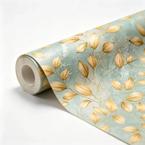 Modern Small Floral Wallpaper for Living Room Background Waterproof PVC Self Adhesive Peel and Stick Flower Home Wall Decoration