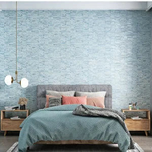 Modern Solid Color Non Woven Wallpaper Linen Straw Texture Hotel Engineering Home Wallcovering
