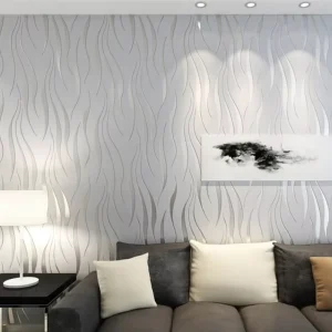 Modern Striped Non woven Wallpaper for Home Decor Living Room Bedroom Background Stripes Wall Paper