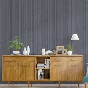 Modern Stripes Wall Papers Decor Wallpaper Wall Bedroom PVC Wallpaper for Walls