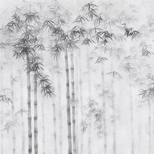 Modern Style Bamboo Silk Embroidery Wallpaper Waterproof Fireproof for Interior Home Decor Bedroom Living Room Hotel Apartment