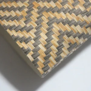 Modern Style Bamboo Wallpaper for Home Office Decor Pastoral Wallcovering Easy Moisture-Proof Feature Geometric for Villas