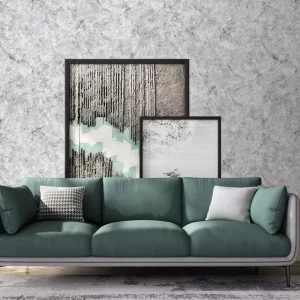 Modern Style Embossed Commercial Wallpaper Plain Color Moisture and Waterproof for Hospital or Villa Applications