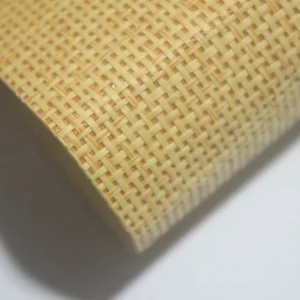 Modern Style Geometric Bamboo Wallpaper Easy Installation Home Office Decor Wallcovering for Villa Pastoral Style
