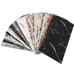 Modern Style PVC Marble Self Adhesive Peel and Stick Tiles Waterproof for Kitchen and Bathroom Entertainment Use