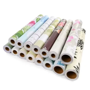 Modern Style Self-Adhesive Eco-friendly High Temperature Resistance Peel and Stick Wallpaper Roll for Office Use