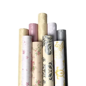 Modern Style Self-Adhesive Waterproof Wallpaper Peel & Stick Geometric Pattern Garden Wall Background for Bedroom & Living Room