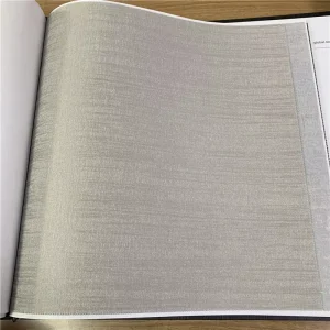 Modern Style Textile Fabrics Linen Cloth Wallpaper Wallcoverings for Hotel Dining Room