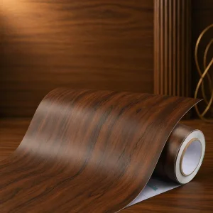 Modern Styled Pvc Furniture Classic Textured Wooden Grain Wallpaper Self-adhesive Waterproof Surface Decoration Film