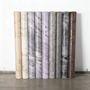 Modern Thick PVC 3D Geometric Anti Slip Waterproof Wall Paper Kitchen Bedroom Living Room Countertops Cabinet Furniture Easy