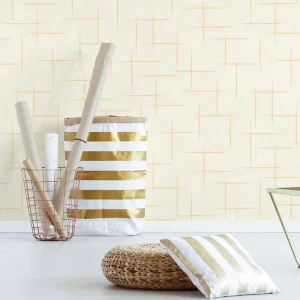 Modern Trendy PVC Wallpaper Geometric Design Vinyl Wall Paper for Living Room Bedroom Hotel Apartment Waterproof Interior