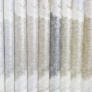Modern Vintage Embossed Design 320g Color Vinyl Wallpaper Waterproof Texture Pattern 1.06m Wide 10m Long